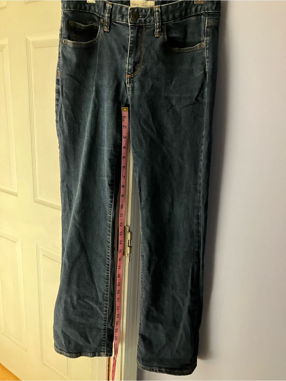 GAP Women's Bootcut Jeans in Dark Blue